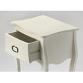 thumbnail image 2 of White - White - Rectangular - Mango wood solids, MDF - BUTLER ROCHELLE OFF WHITE NIGHTSTAND, 2 of 3