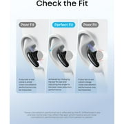 Soundcore by Anker Liberty Buds, Semi-in-Ear Earbuds, with Real-Time Adaptive ANC, Spatial Audio, 30H Playtime, Fast Charging, Translation, Wireless Bluetooth Headphones