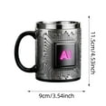 thumbnail image 3 of Stainless Steel Travel Mug Insulated, Double Wall Vacuum Thermal Coffee Cup with Lid, 1 Count, 4.5 x 3.7 Inch, Leakproof Tumbler for Iced Tea, Commute, Outdoor Camping, Office Work, Driver, 3 of 8
