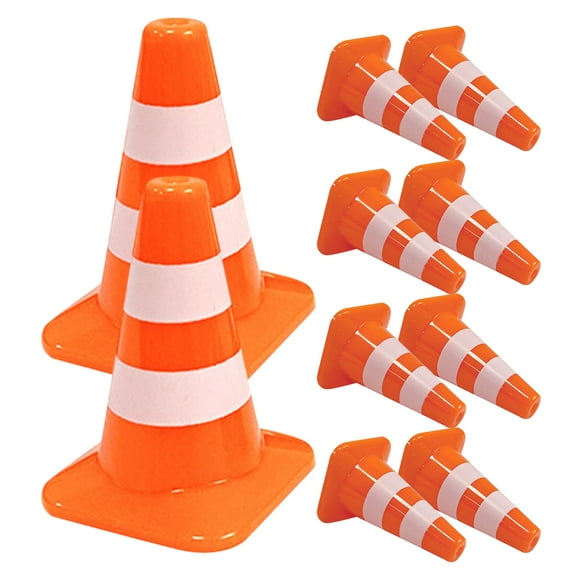 10 Pcs Cones for Football Training Landscape Traffic Sign