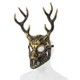 thumbnail image 5 of Antler Halloween Mask with Detachable Hornsfor Halloween Party Cosplay Costume Reindeer Deer Head Masquerade Full Face for Party Carnivals, 5 of 9