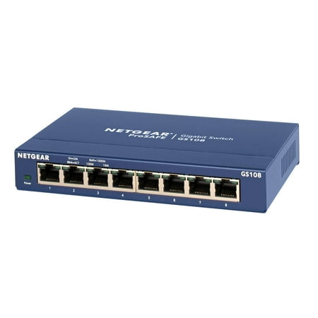 UPC: 0606449070156 | NETGEAR ProSafe 8-Port Gigabit Desktop Switch (GS108-400NAS)