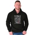 thumbnail image 4 of Firefighter Whats Your Superpower Men's Big & Tall Graphic Hoodie Brisco Brands 2X, 4 of 5