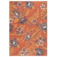 thumbnail image 4 of SAFAVIEH Sunrise Cole Floral Reversible Indoor/Outdoor Area Rug, Ivory/Rust Blue, 5'3" x 7'7", 4 of 9