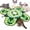 Green, variant on Interactive Toys for Indoor Cats Rechargeable, Moving Concealed Wand , Automatic Fluttering Butterfly Toys for Indoor Cats, and Seek Kitten (Green)
