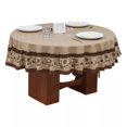 thumbnail image 1 of Mantel Mesa Circular Cocoa Café Estándar Microfibra Colchas Concord, 1 of 2