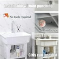 Freestanding Sink, Portable Hand Washing Station, Outdoor Sink, Plastic