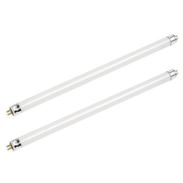 (Pack of 2) F8T5/CW 8W T5 12" Cool White 4100k Fluorescent Light Bulb 20,000hr