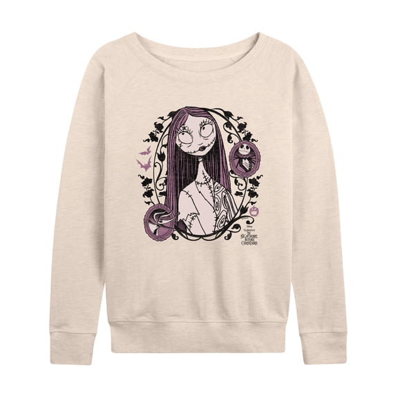 The Nightmare Before Christmas - Sally Art Nouveau - Women's French Terry Long Sleeve Pullover