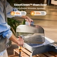 thumbnail image 3 of Oneisall CB01 Self-Cleaning Litter Box with EaseClean™ System, Open-Top Cat Litter Box for Large Cat, Automatic Litter Box Complete Litter Kit with Litter Mat, 40 Waste Bin Liners - Gray, 3 of 10