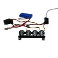 thumbnail image 2 of Barra de luz LED para techo de coche RC, parachoques delantero, tira intermitente, lámpara, decoración, piezas de juguete, accesorios de repuesto para MN90 / MN90K / MN91 / MN91K seitruly FN000804-00, 2 of 7