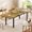Retro, variant on Laisnet 63" Extendable Square Dining Table for 8, Kitchen Table with Metal Base, Black