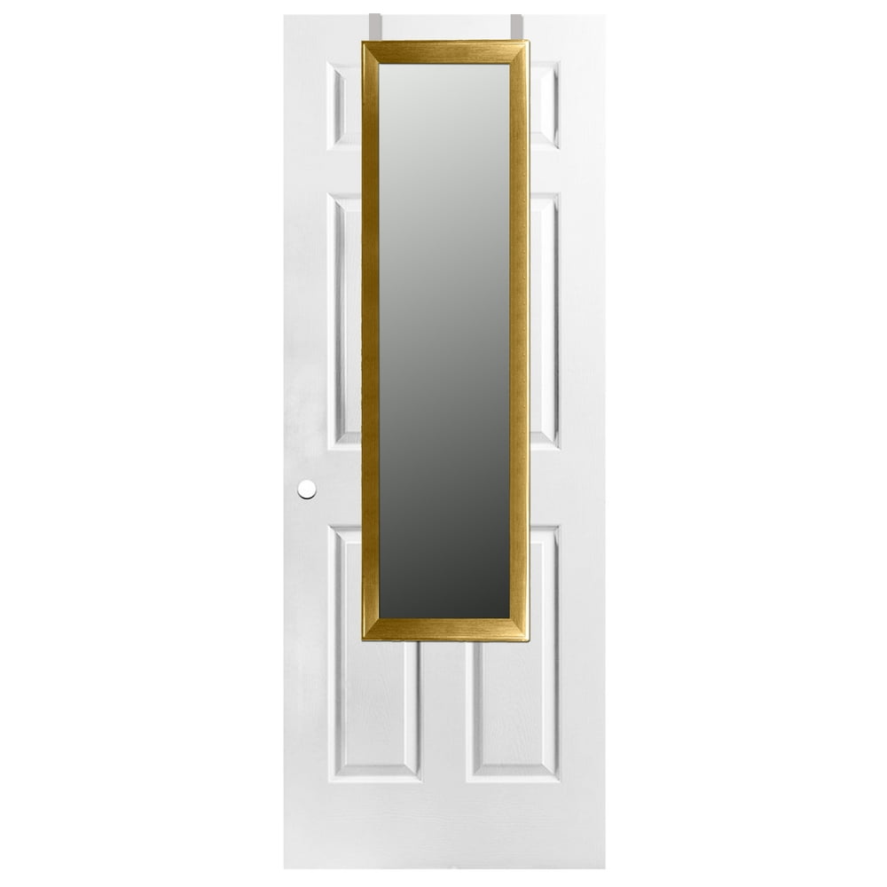 Home Basics over The Door Mirror, Gold