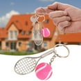 thumbnail image 2 of Tennis Alloy Keychain - Mini Sports Equipment Souvenir, Durable Metal Pendant, Gift for Sports Fans, 2 of 4