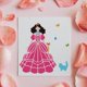 thumbnail image 5 of 12 plantillas de princesas - Plantillas de cambio de atuendo de elfo de 29,5 x 21 cm para pintar sobre madera, suelo y tela, 5 of 7