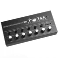 thumbnail image 1 of 6-Channel Audio Mixer Ultra Low Noise Line Mixer Easy Operation Stereo Mixer for Guitars Bass Keyboards and Stage Mixing, 1 of 6