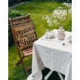 thumbnail image 5 of Waterproof Outdoor Throw Pillows with Inserts 16"x16" Set of 2, Please Remove Your Shoes Soft Decorative Pillowcases for Couch Bedroom, Farmhouse Brown Wooden Grain Pillow Covers for Sofa Living Room, 5 of 8