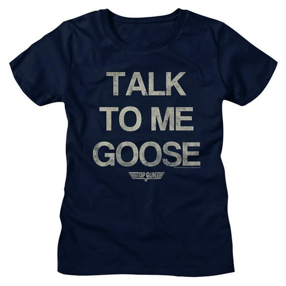 Top Gun Talk Goose Navy Women's T-Shirt