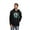 Tiger King, variant on Victorious Men's Iridescent Bull Fleece Pullover Graphic Hoodie JK5032 - Black - 3X-Large - II14A