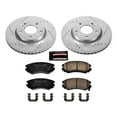 thumbnail image 3 of PowerStop Front Z23 Evolution Sport Carbon-Fiber Ceramic Brake Pad and Drilled & Slotted Rotor Kit Fits: KIA Select Models K5913, 3 of 10