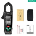 thumbnail image 5 of Mastfuyi FY382 Smart Clamp Meter True RMS 9999 Counts Digital Multimeter Temperature Tester LCD Screen AC  Voltage AC Current Detector with LED Flashlight Multifunction Voltage Meter Capac, 5 of 7