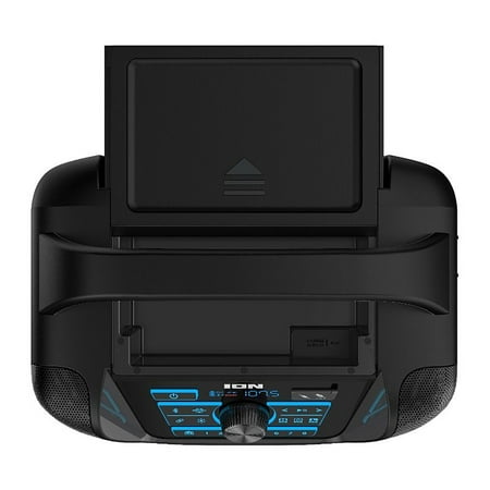 ION Audio - Sport 320° 200W Portable Bluetooth Battery Powered All-Weather Speaker with Premium 5-Speaker 320˚ Sound - Black
