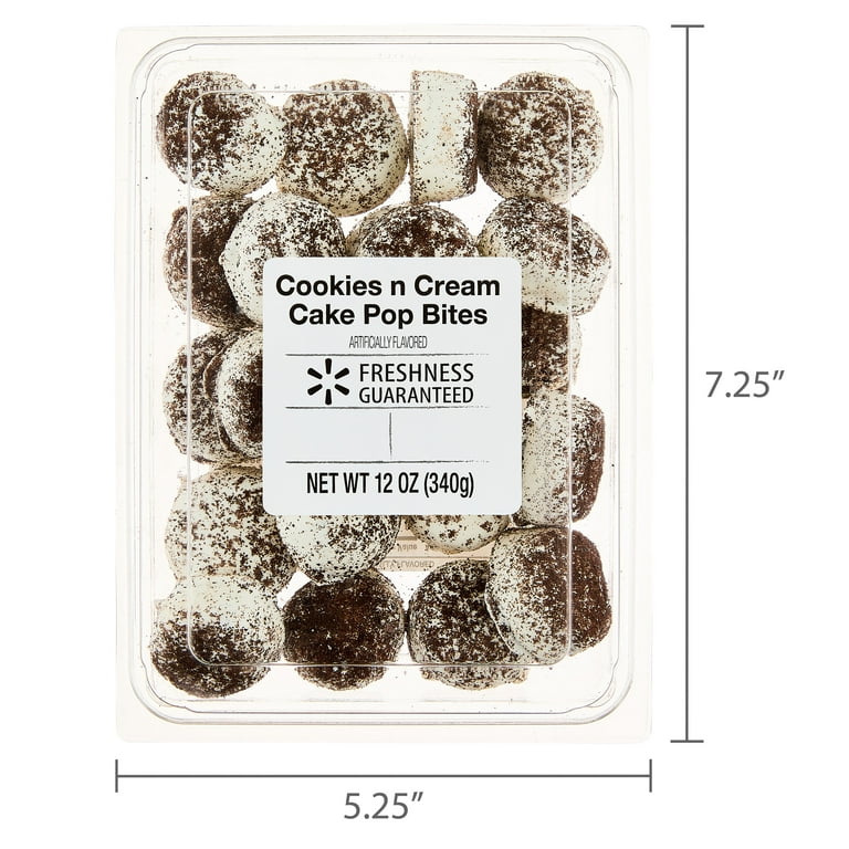 Freshness Guaranteed Cookies n Cream Cake Pop Bites, 12 oz (Shelf