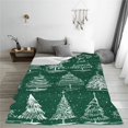 thumbnail image 5 of Zufioo Christmas Trees Fleece Blanket Queen Size,Plush Bed Blanket,Ultra Soft Throw Blanket,Plush Fuzzy Cozy Blanket Perfect for Bed,Couch-40"x30", 5 of 7