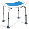 thumbnail image 1 of Costway Shower Bath Chair 6 Adjustable Height Bathtub Stool Bench Non-Slip Padded Seat, 1 of 10