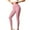Pink, variant on XWSHYW Pants for Women Women Quick Drying Tight Fitting Elastic High Waist Lifting Peach Hip Sports Pants Fitness Pants Yoga Pants