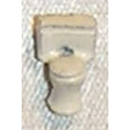 - Dollhouse Match Box, Bathroom Toliet, White