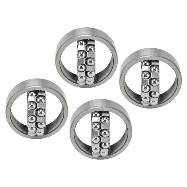 Double Row Bearings, Self Aligning Ball Bearing Waterproof Toughness Stable Rotation High Speed For For Motors For Roller Skates 1204,1205,1206,1207,1208