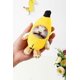 thumbnail image 2 of 18cm Crying Banana Cat Plush Keychain with Sounds, Funny Baby Sound Stuffed Doll, Cute Cat Toy Ornament for Kids and Adults, 2 of 5