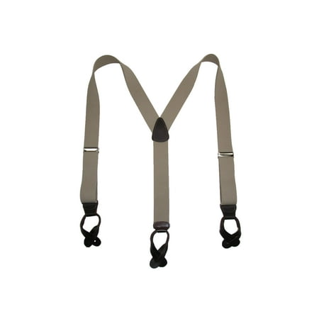button suspenders elastic ctm tall end dress hardware silver
