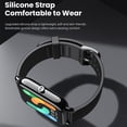thumbnail image 3 of Cateissary Reloj inteligente recargable Haylou, correa de silicona, cardíaco, deportes, compatible con Bluetooth, reloj de 5,1, regalo de Electrónica Negro, 3 of 6