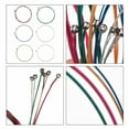 thumbnail image 4 of 6pcs Rainbow Colored Steel Strings for 6 String Guitar, Guitar Strings,Acoustic Guitar Strings,Replacement Steel String for Acoustic Guitar Colorful Acoustic Guitar Strings, 4 of 7