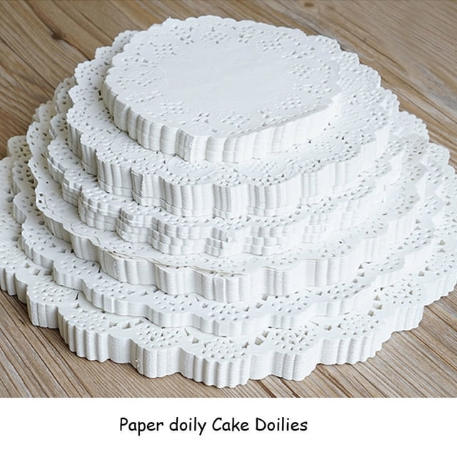 Posavasos de papel con base de flores redondas de 9 piezas, tapete de papel para hornear pasteles, papel absorbente de aceite para bocadillos, fondo fotográfico