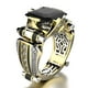 thumbnail image 5 of Anillo de circonita de dos colores con forma de joyería, anillo atmosférico de moda, 5 of 5
