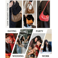 thumbnail image 6 of Small Hobo Bags for Women Retro Crescent Shoulder Purse Fall Soft Crossbody Handbag 2025, 6 of 10