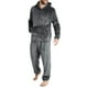 thumbnail image 1 of Ceisia Gift Men Casual Hooded Sports Print Long Sleeve Jogger Athletic Lounge Two Piece Tracksuit, 1 of 8
