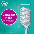 thumbnail image 3 of Cepillo de dientes Tom's of Maine Antiplaca, cerdas medianas, 4 unidades, 3 of 9