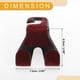 thumbnail image 4 of Gancho para Reposacabezas de Asiento de Automóvil Universal 2 Pcs Rojo, 4 of 7