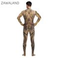thumbnail image 5 of Monos de moda para hombre, disfraz de cosplay con estampado de lentejuelas, monos de fitness Zentai para adultos, traje de fiesta con cremallera de manga larga para Halloween, 5 of 5