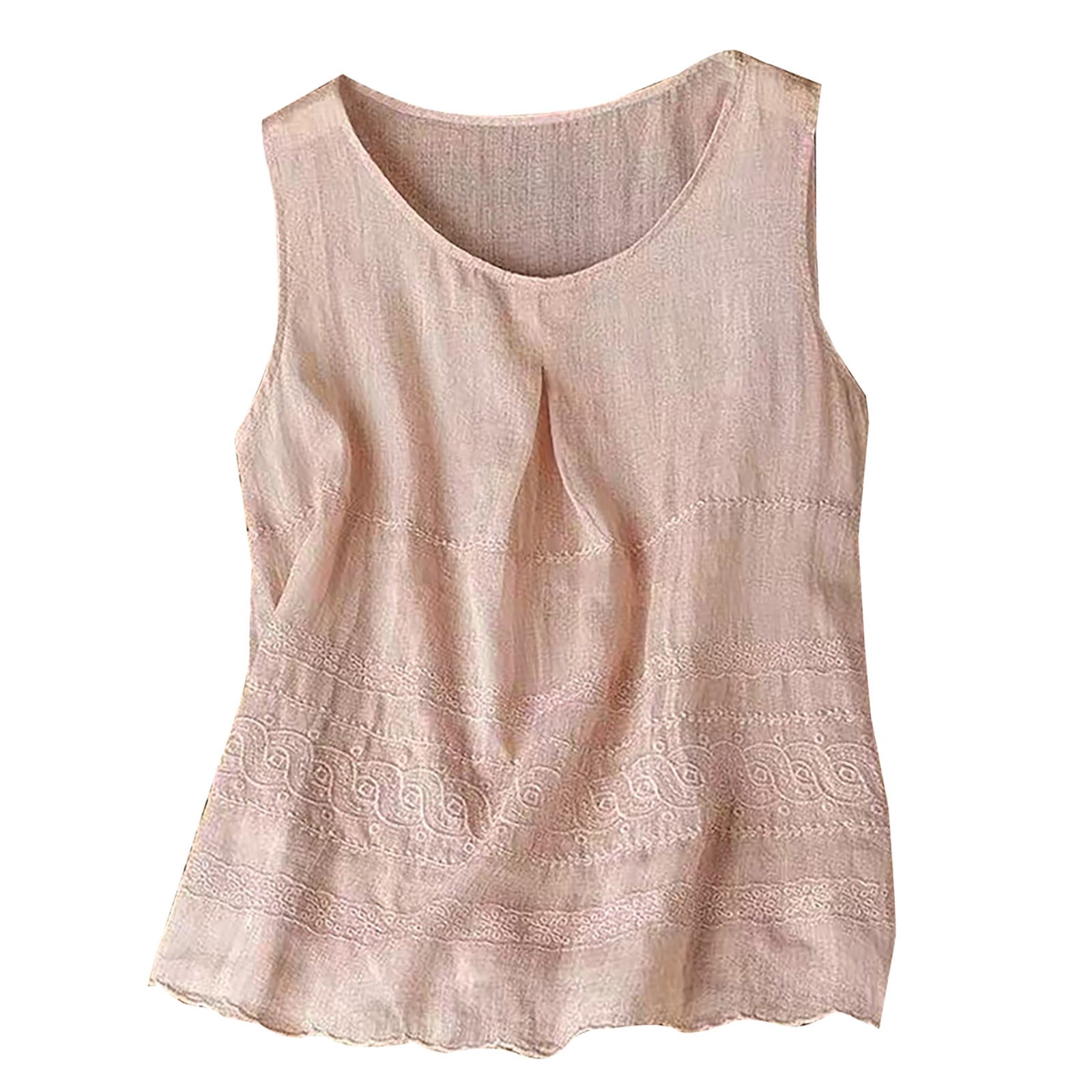 トップス HAKUJI Cotton Linen weather camisole Womens Camisole Tank Tops Womens Sleeveless Tops Cotton Linen