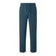 thumbnail image 6 of Piuwrlz Teen Navy Jogger Pants Teen Sweatpants Relaxed Fit Plush Pant Navy Size 12-13Years, 6 of 7