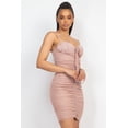 thumbnail image 3 of Front Ruched Mini Dress, 3 of 5