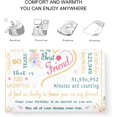 thumbnail image 4 of LHSHID Birthday Gifts Blanket Flannel Soft and Comfortable Anti static Bed Sofa Blanket 60x80in, 4 of 6