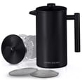 thumbnail image 1 of Cafetera de prensa francesa Utopia Kitchen, 1500 ml, acero inoxidable, 1 of 5