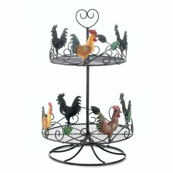 Storage Rack Accent Plus Rooster, plancha para encimera de 2 niveles