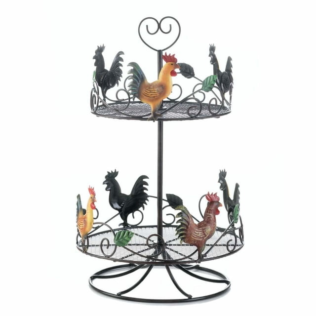 Storage Rack Accent Plus Rooster, plancha para encimera de 2 niveles